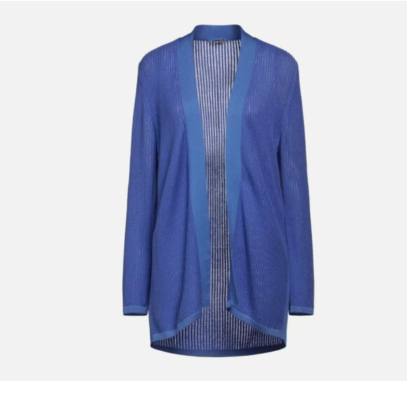 Agnona Periwinkle Fitted Cashmere Cardigan